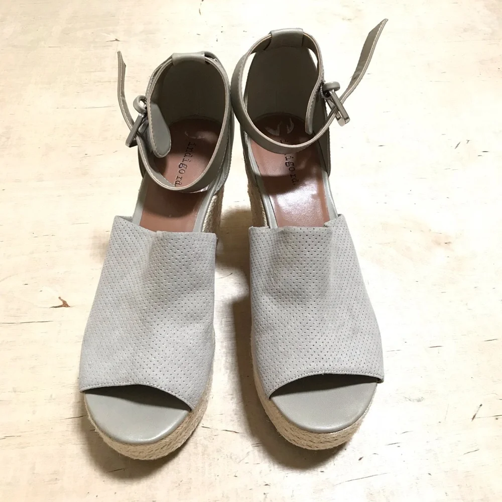 INDIGO RD Irairy3 wedge sandals size 10